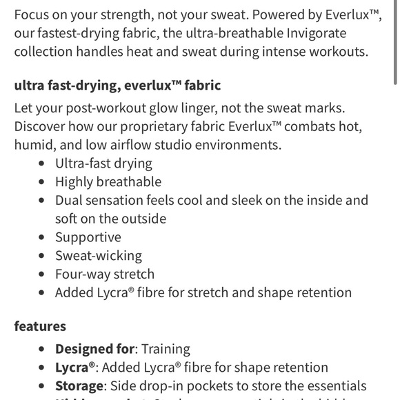 Lululemon Invigorate High Rise Tight 25” - Picture 8 of 8